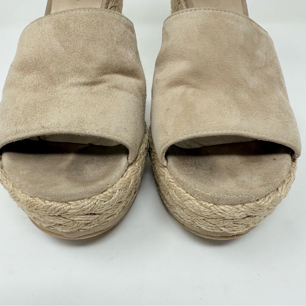 Stuart Weitzman Sohojute Wedge Sandal Sz US 9 - Picture 10 of 14